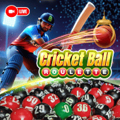 Cricket Ball Roulette Playtime Gaming live casino game